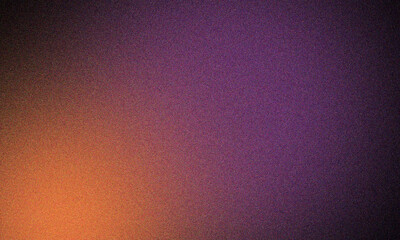Orange and purple gradient background with grainy texture , banner , poster backdrop header cover design