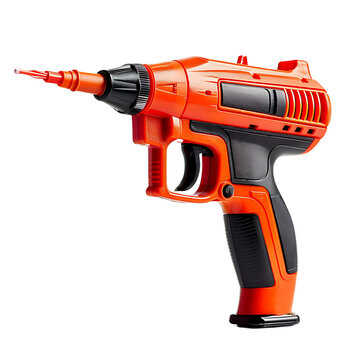 Hot Glue Gun Isolated On Transparent Background