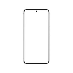 Gray smartphone mockup template without background and screen. Isolated. png. Only frames.