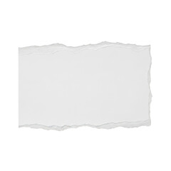 Obraz premium A close-up view of a crumpled white piece of paper on a plain background isolated on transparent background