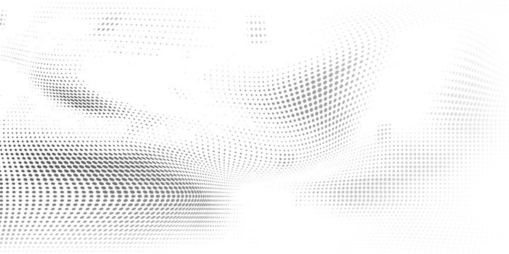 Abstract dot background. Technological cyberspace background.
