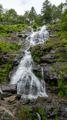 Obraz premium Majestic Todnau waterfall in the Black Forest