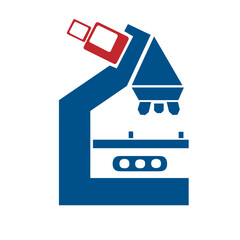 Fototapeta premium Microscope Icon