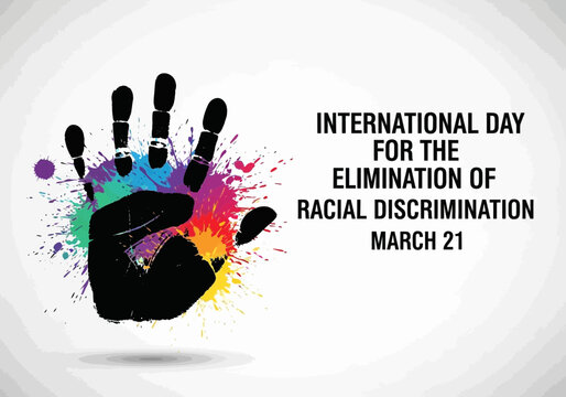 International day for the elimination of racial discrimination march 21 handprint