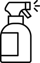 Obraz premium Trigger Sprayer Bottle Cleaner Disinfect Hygiene Plastic Liquid Nozzle Container Icon