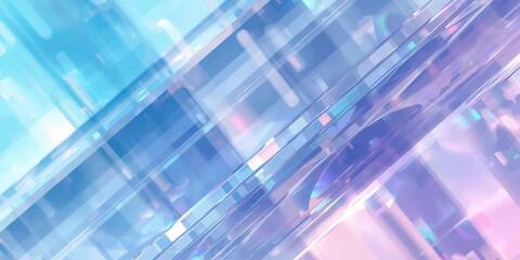 Abstract blue background with glowing bokeh and a futuristic digital design featuring artistic motion lines and a colorful textured paper pattern for a high-tech wallpaper backdrop