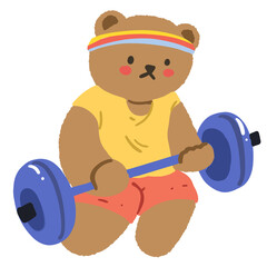 Fitness Kawaii Bear