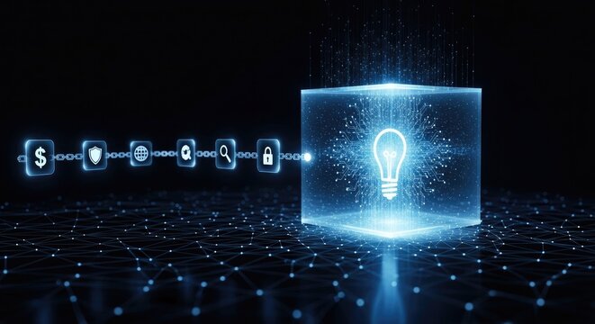 Innovative Business Solutions and Digital Transformation Concept.