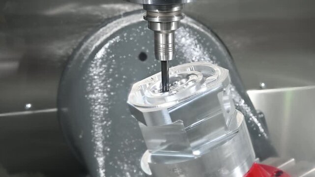 5 Axis CNC Milling of Aluminum Automotive Part with Indexable Cutting Tool &ndash; High Precision Machining Process