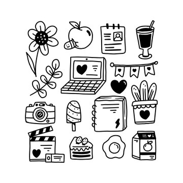 Cartoon doodle hand drawn design vector illustration