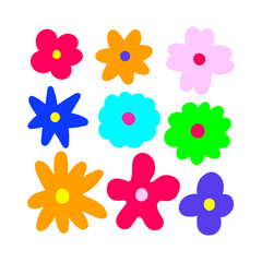 Flower graphic design vector illustration