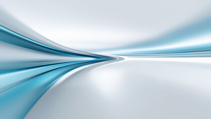 Modern Abstract Background With Blue Lines on Light Surface