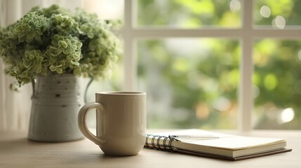 春の朝コーヒー時間