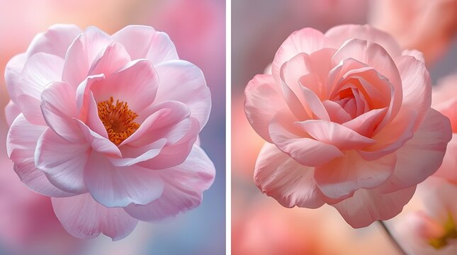 pink rose petals