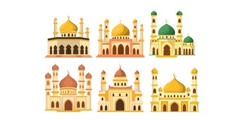 Fototapeta premium Illustration Of a Mosque