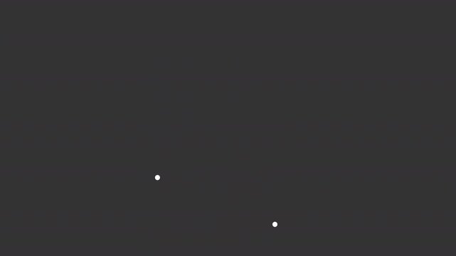 Psychological support ui icon white line animation. Communication strategy. Interaction technique maintenance. Connection animated user interface element on dark background. Transparent HD video