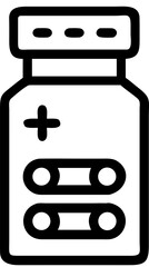 Obraz premium medicine svg icon