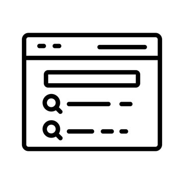 Vector multi color icon for Serp