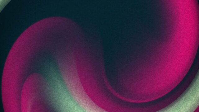 Abstract Grainy swirling pattern with vibrant pink and green Hues Noise Texture Design Element.