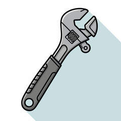 Obraz premium Adjustable Wrench Tool
