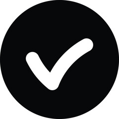 Confirmed check mark in circle