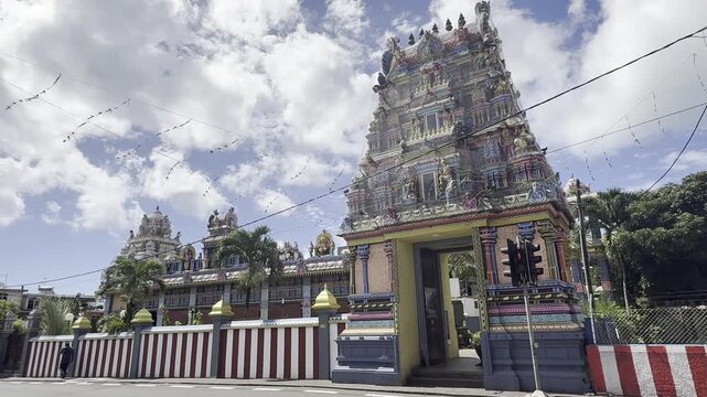 Mauritius Island Grand Baie Hindu temple, Indian Temple in Mauritius Grand Baie,
