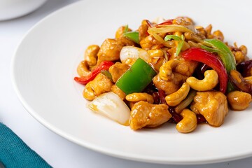 cashew chicken with vegetables