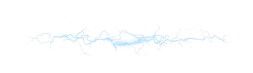 Lightning png flash with electric strike over stormy sky, isolated spark and vibrant energy