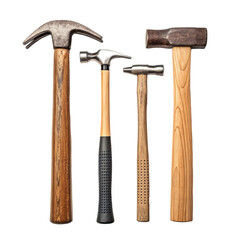 set of hammer ,isolated on transparent png