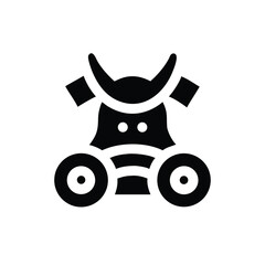 Geometric Triangle Strength Symbol in Modern Vector Art