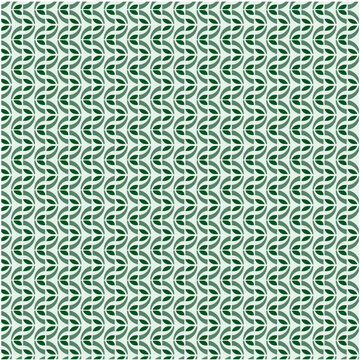 seamless green floral pattern