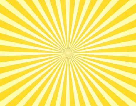 Graphic of a bright yellow burst pattern from a central point