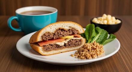 Balcony cowork: couple organizes day during cool morning breeze