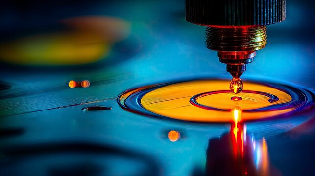 Composite Material Layering Process in a High-Tech Environment