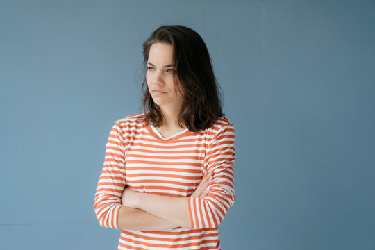 Portrait of an angry woman