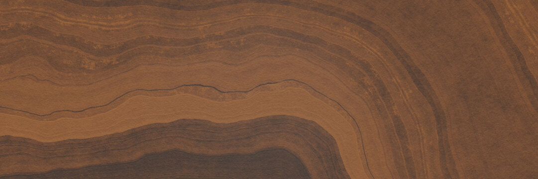 Abstract brown soil and rock layers