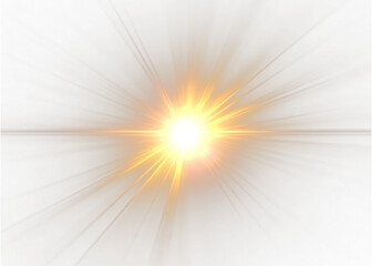 Futuristic disco light projection burst with radiant spotlight beams, shimmering glare flash, and glowing festival background