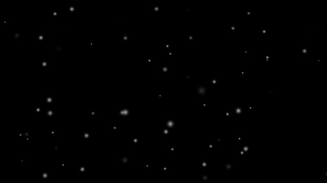 Realistic snow falling on black background celebration effect decoration overlay, perfect for festive events, winter scenes, and graphic projects.