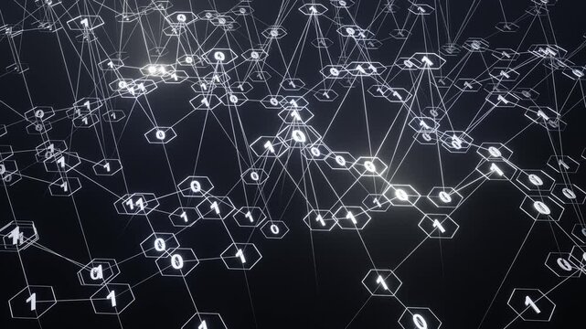 3D animation digital plexus network connecting forming technological web structure. For corporate presentations, tech company videos, business conferences, AI demonstrations, data visualizations. 4K