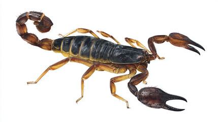 Detailed view of a scorpion.