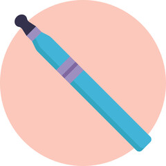 Vape Icon – A symbol representing the act of vaping, typically illustrated with an e-cigarette device and vapor clouds. © Ion