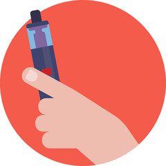 Vape icon – A visual symbol that indicates vaping products, devices, or related content. © Ion