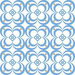 crescent moon pattern of argentina flag. vector illustration