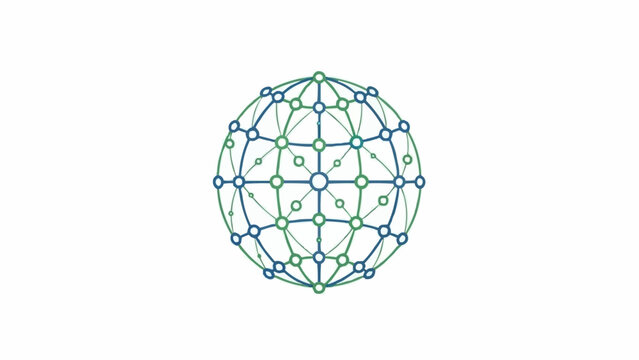 Buckminsterfullerene molecule structure model.