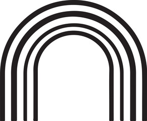 Fototapeta premium Retro Arch Label Frame Bundle Bundle