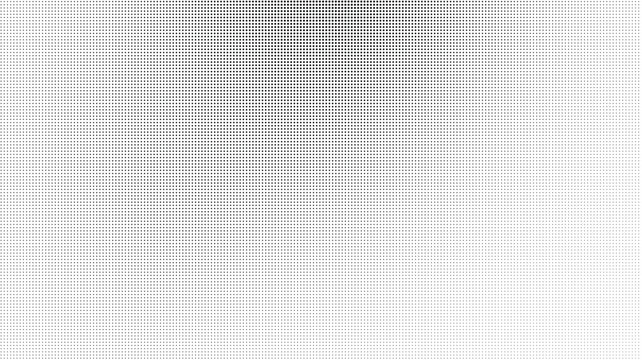 Abstract Halftone Dots Pattern Background, Monochrome Vector Texture