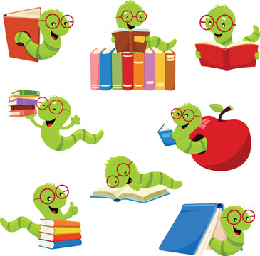 Collection Of Cute Boookworms