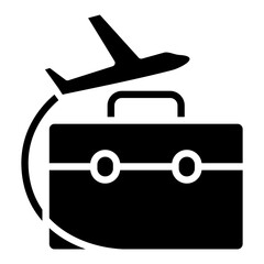 Voyage Glyph Icon