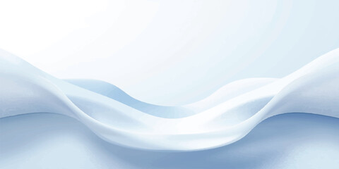 Fototapeta premium Abstract blue wave vector design featuring flowing liquid curves and light motion patterns for a modern sea texture backdrop illustration