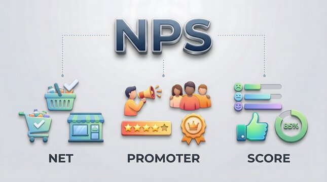 NPS net promoter score concept